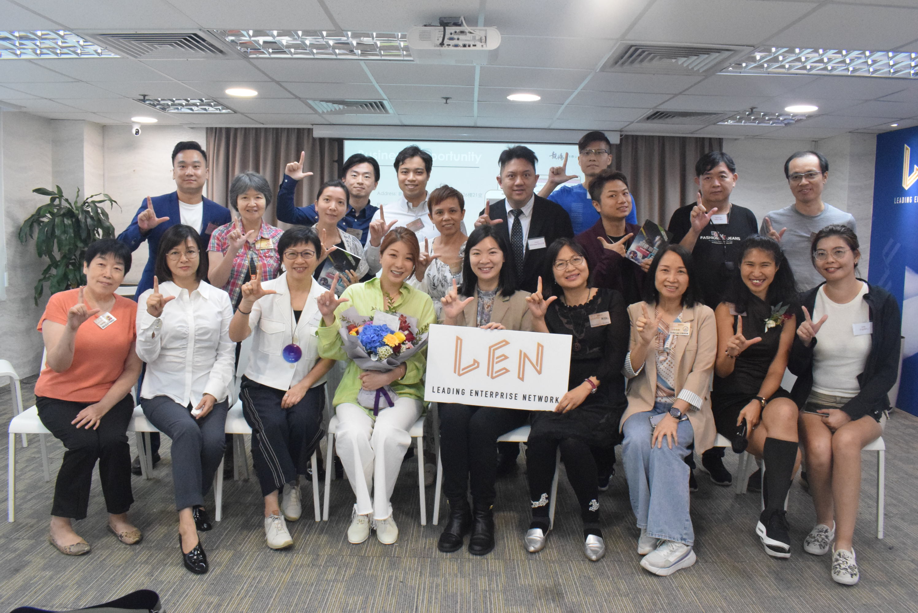 益生集團品牌創辦人及行政總裁胡家惠親臨LEN會場分享如何為企業提高員工向心力